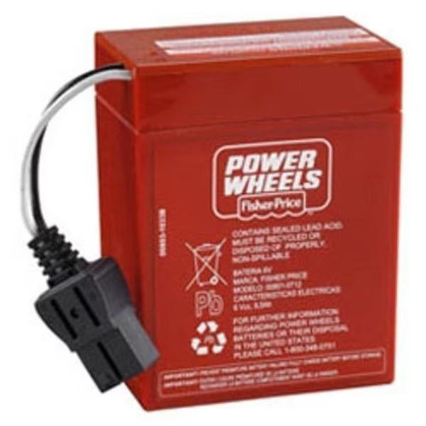 Replacement for Fisher Price Barbie Lamborghini Made After 06-09-98 Power Wheels Battery, Ilc, Mfr#: BARBIE LAMBORGHINI MADE AFTER 06-09-98 POWER WHEE